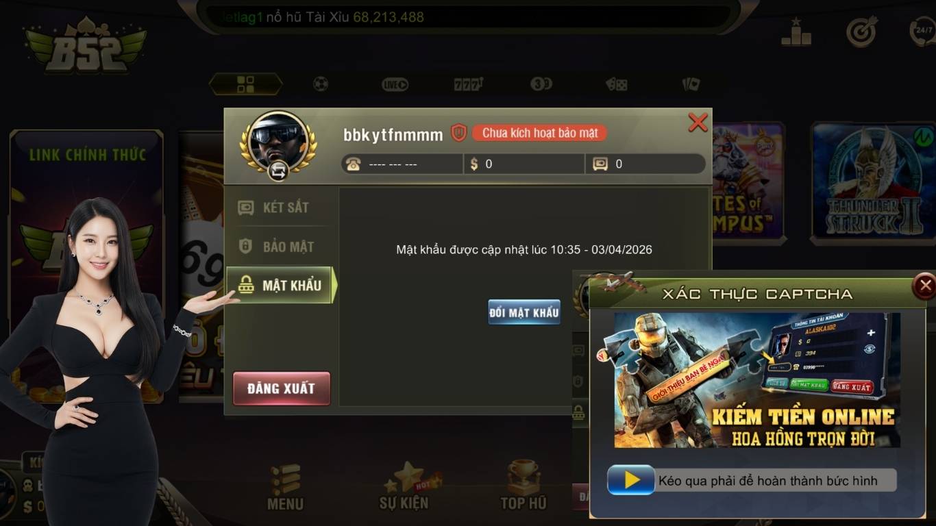 Cách đổi mật khẩu B52 CLUB chi tiết nhất 2026