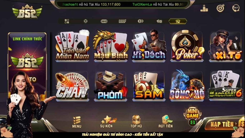 Giới thiệu về game bài đổi thưởng B52 CLUB